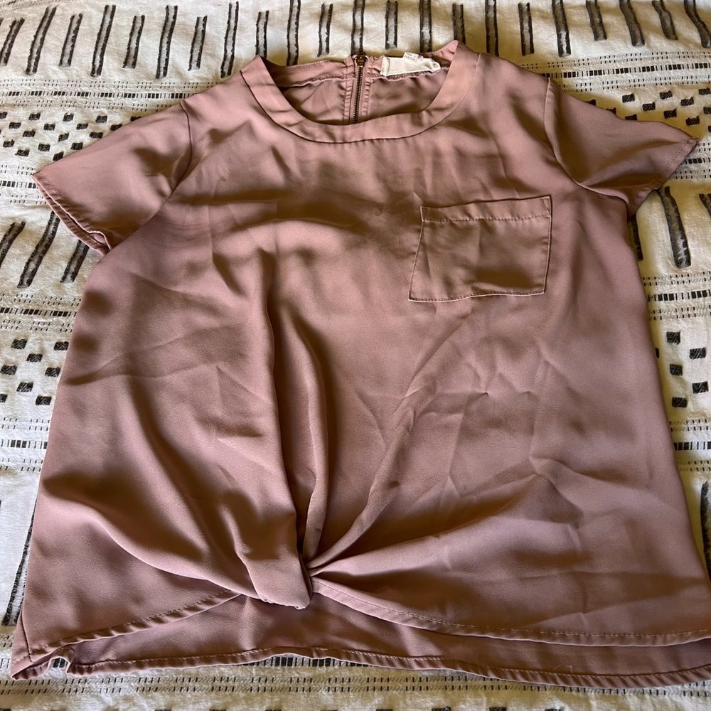 Pink Rose Top Size S